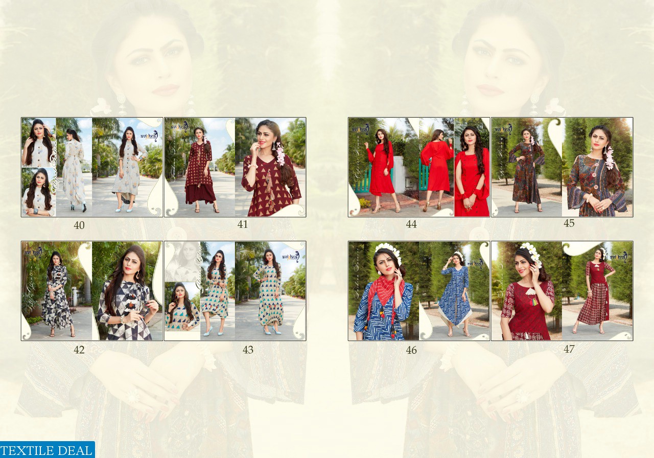 avighna nishtha vol-1 Wholesale ready made kurtis